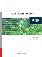 CST CABLE STUDIO - Workflow and Solver Overview
