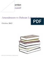 Amendments To Bahrain Labour Law