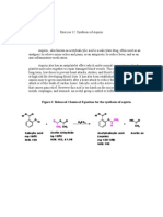 Chemistry 40 Synthesis of Aspirin (Please Edit Schematic Diagram)