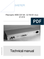 Fiber Optic Ieee c37.94 g.703 E1 Multiplexer Pdf2 133