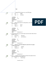 Dreamweaver Test Questions