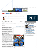 Sambit Bal - No Revolution at Hand For Cricket - Cricinfo Magazine - ESPN Cricinfo
