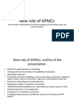 New Roles of APMC