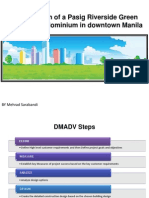 Construction of A Pasig Riverside Green Building Condominium in Downtown Manila