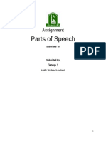 Parts of Speech Assignment
