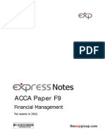 Express Notes ACCA F9