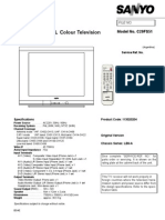 SERVICE MANUAL Colour Television: Model No. C29FS51