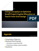 ChemCAD and ConcepSys AIChE Spring 09