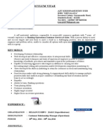 Curriculum Vitae: Personal Profile