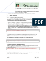 Example of ATEX EHSR Justification