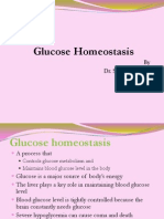 Glucose Homeostasis: by Dr. Sumbul Fatma