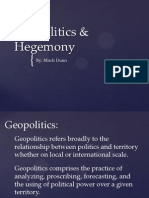 Geopolitics & Hegemony 