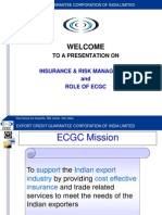 Presentation of ECGC, Kolkata