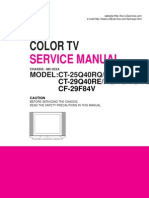 Color TV: Service Manual