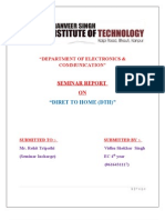 Seminar Report On DTH by Vidhu