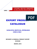 SINOPEC Catalyst, Coke, Wax