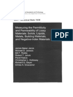 Measuring The Permittivity and Permeability of Lossy Materials NIST Book