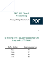 Epid 600 Class 9 Confounding