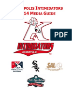 Kannapolis Intimidators 2014 Media Guide