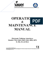 Tuttnauer 1730-3870 - Service Manual