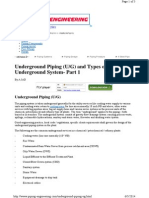 Underground Piping Engineering