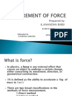 Force Measurement