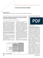 Study Design III: Cross-Sectional Studies: Toolbox