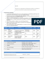 Professional Summary:: Degre e University College Specialization Year %