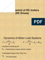 Speed Control of DC Motors (DC Drives)