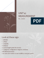 Unit 4: Measurement: Ns. Zahid