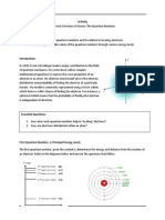 Activity Quantum Numbers