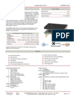 Description Power Range: Analog Servo Drive