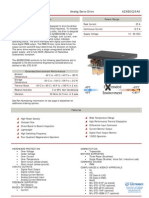 Description Power Range: Analog Servo Drive