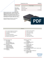 Description Power Range: Analog Servo Drive