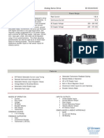 Analog Servo Drive: Description Power Range