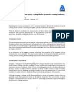 Evolution of Siloxane Epoxy Coatings