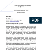 ECON 351-International Trade-Turab Hussain