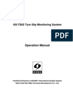 GS-TS02 Tyre Slip Monitoring System-Operation Manual