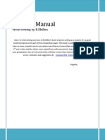 Precis Manual (Solution) R.Dhillon