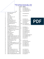 Exhibitor List Till 17 Dec 2009