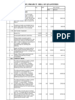  Rate Analysis and Abstract BOQ 