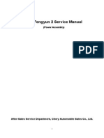Chery Fengyun 2 Service Manual (Power Assembly)
