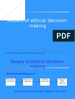 Models in Ethical Decision Making