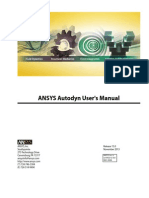 ANSYS Autodyn Users Manual