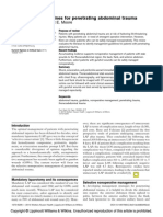 Management Guidelines For Penetrating Abdominal Trauma: Walter L. Biffl and Ernest E. Moore