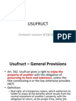 Usufruct