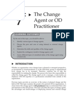 Topic 7 The Change Agent or OD Practitioner