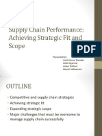 Achieving Strategic Fit and Scope