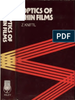 Knittel Optics of Thin Films Text