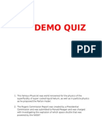 Demo Quiz